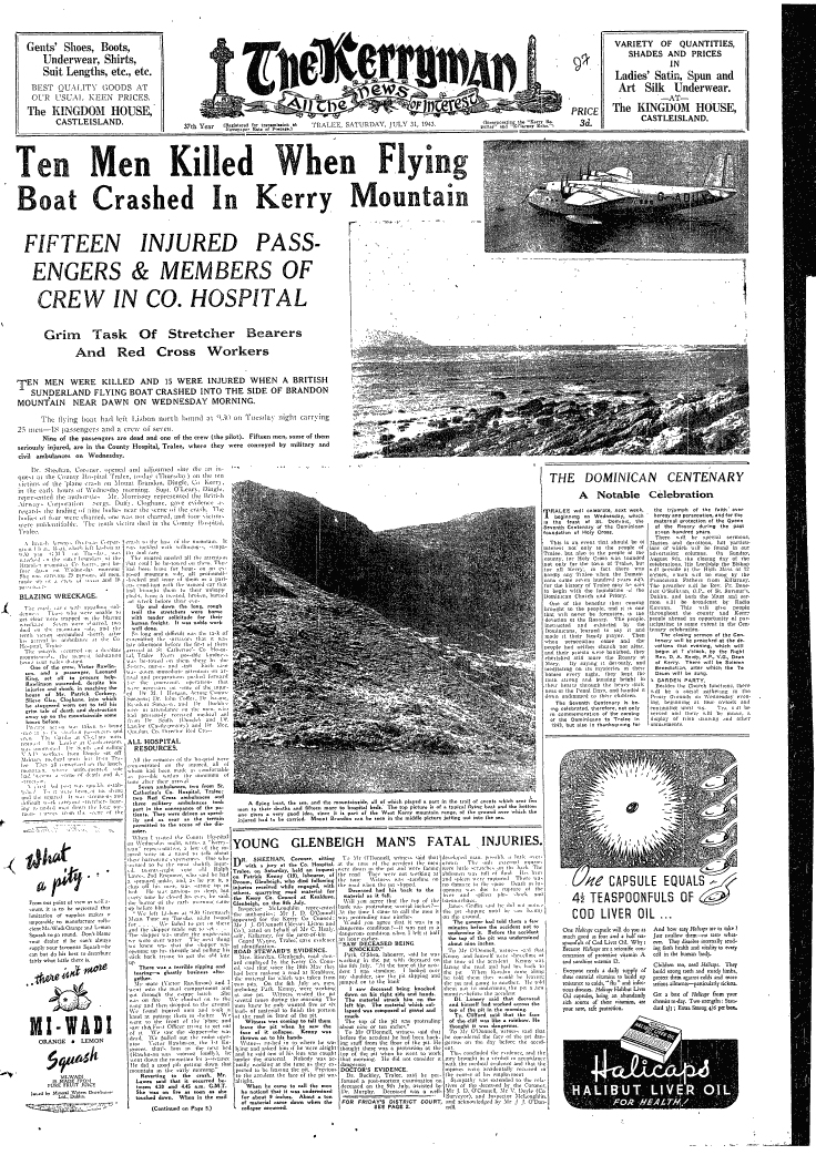Kerryman 31st
              July 1943