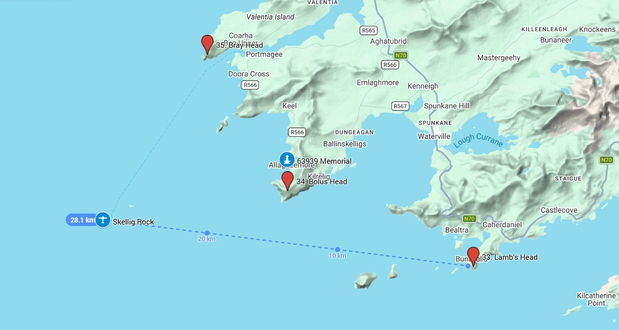Map of LOP's nearest
Skellig