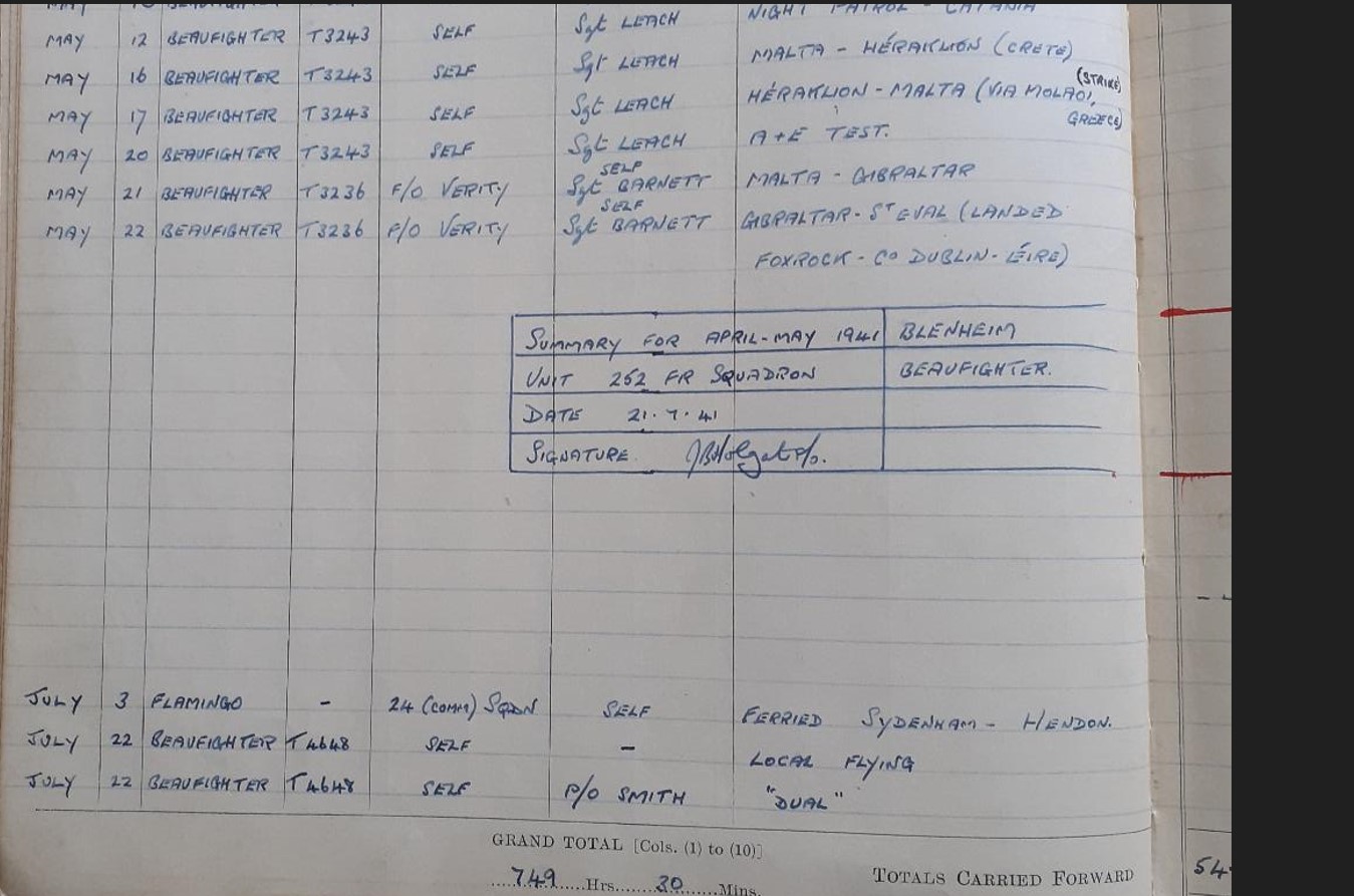 Holgate Logbook